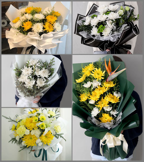 四川甘孜理塘县曲登乡白事花束代送